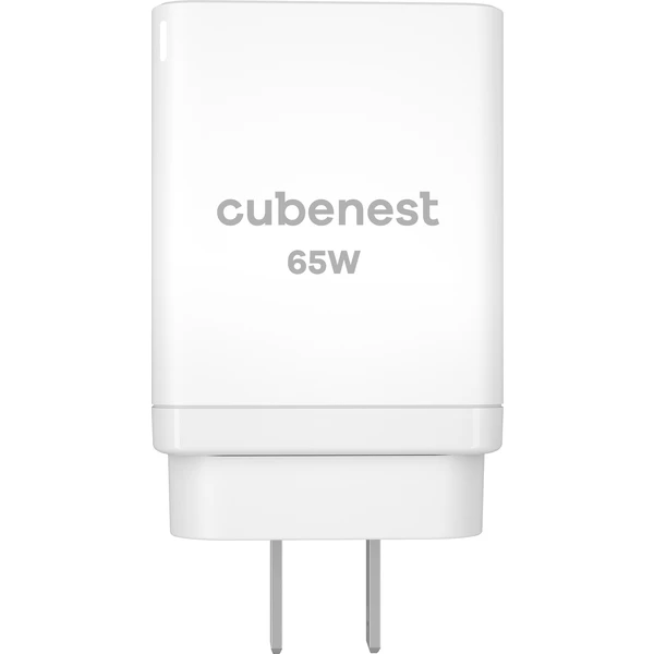 CubeNest S3D1 PD cestovný adaptér (65W) biely - Nabíjačky - Obrázok J2J6000601