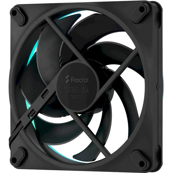 Fractal Design Momentum 14 RGB 3-pack čierny - Ventilátory pre PC - Obrázok J2JF000O01