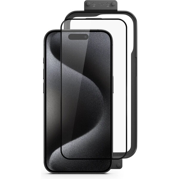 E-shop UNUM SapphireShield 3D iPhone 16 s inštalačným rámčekom