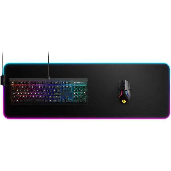 SteelSeries QcK Prism Cloth XL herná podložka čierna - Podložky - Hlavný obrázok