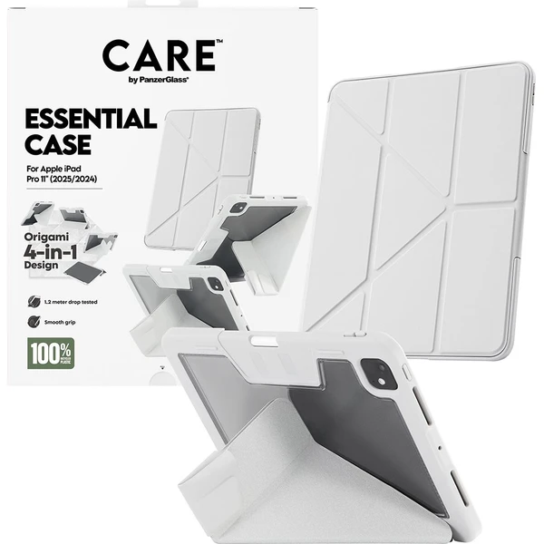 PanzerGlass® CARE 4v1 Essential puzdro Apple iPad Pro 11" (2025/2024) sivé - Puzdra - Hlavný obrázok