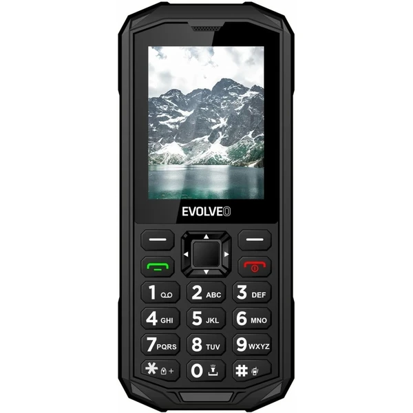 EVOLVEO StrongPhone X5 vodotesný odolný Dual SIM telefón čierno-sivý - Mobilné telefóny - Obrázok J33F000P01