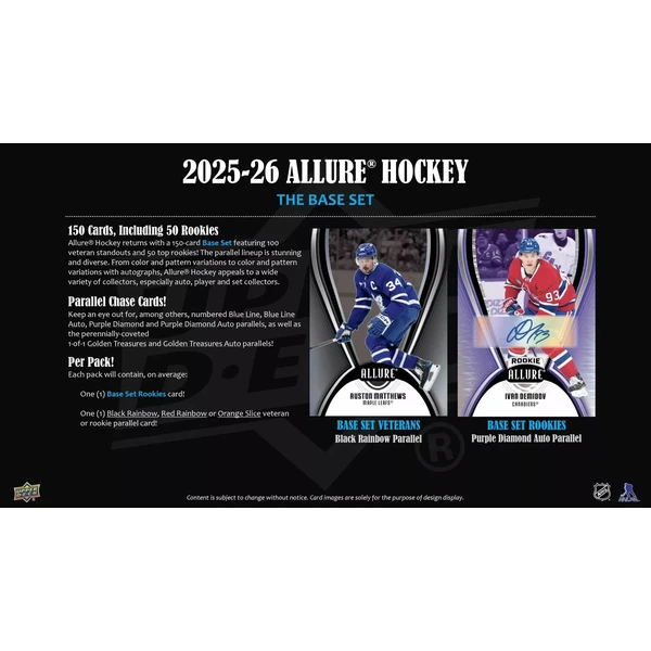 Hokejové karty 2025-26 Upper Deck Allure Hockey Hobby Box - Hokejové karty - Obrázok J33S000K01