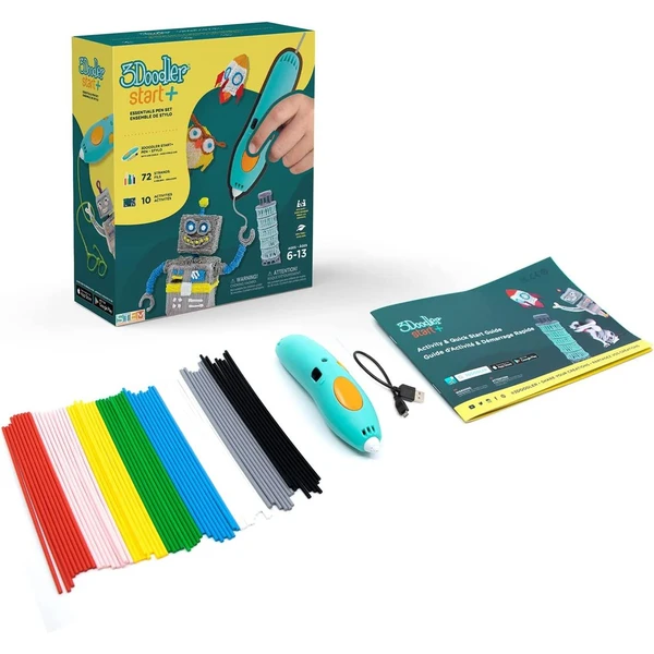 3Doodler 3D pero Štart+ 72 náplní + 12 šablón - 3D Perá - Obrázok J370000K01