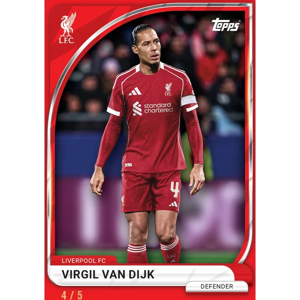 Futbalové karty Topps 2025/26 Liverpool Collector Tin - Futbalové karty - Obrázok J37M000K01