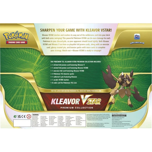 Pokémon TCG: Kleavor V Star Premium Collection - Pokémon karty - Obrázok J3HC100501
