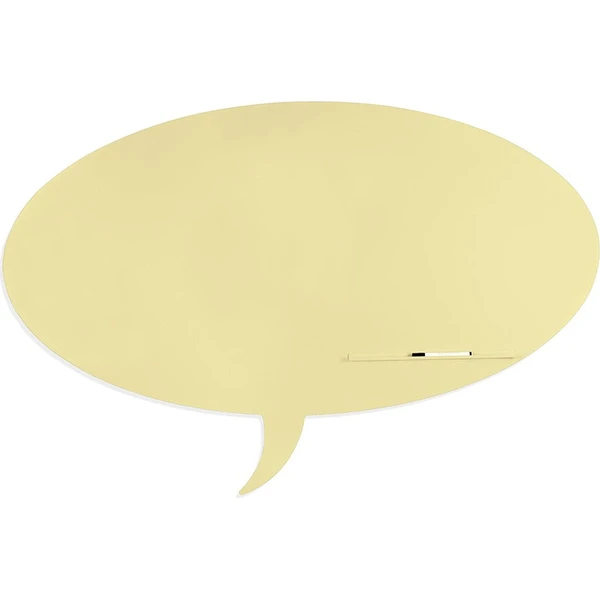 Rocada Skin Shape Talk 6440-1015 magnetická tabuľa slonová kosť RAL 1015 - Magnetické tabule - Hlavný obrázok