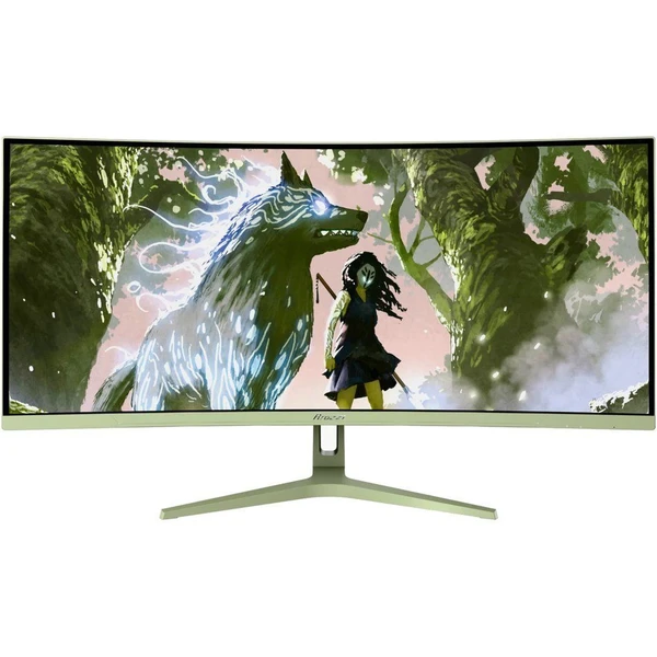 AROZZI NOVA herný monitor 34" machovo zelený - Monitory - Hlavný obrázok
