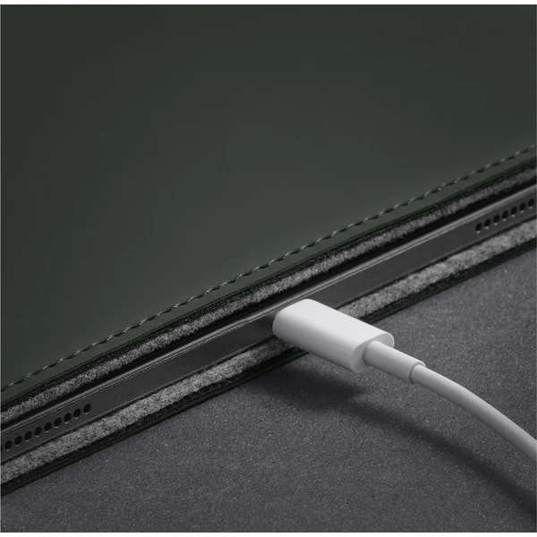 Woolnut Matte PU obal na iPad Pro 11"/iPad Air 11" tmavozelený - Puzdra - Obrázok J3JR100501