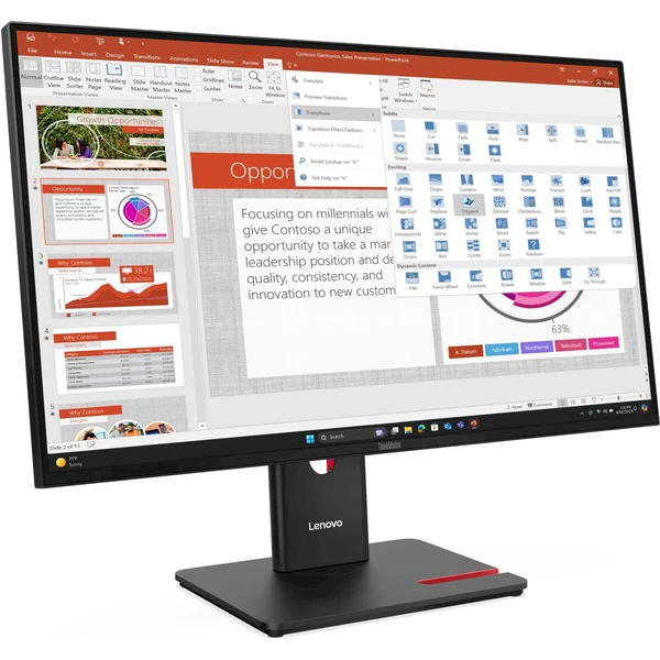 Lenovo ThinkVision T27-40 monitor 27" - Monitory - Obrázok J3YG000N01