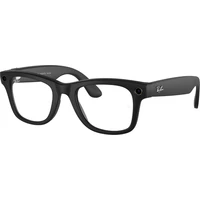 Meta RAY-BAN Wayfarer Gen1 (Štandardné) inteligentné matné okuliare (stmavovanie - číre/zelené) čier - AR okuliare