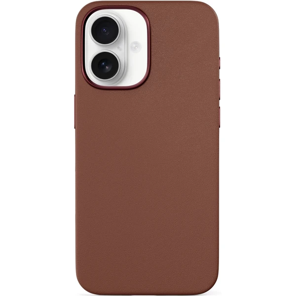 Epico Mag+ Leather kryt pre iPhone 16 hnedá - Puzdra - Hlavný obrázok