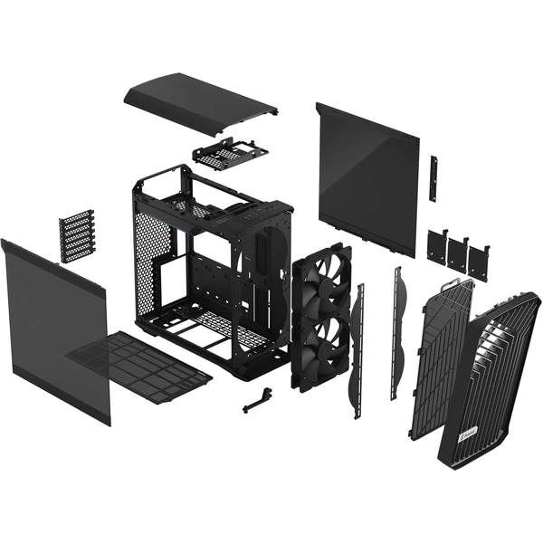 Fractal Design Torrent Compact Black TG Dark Tint - Počítačové skrine - Obrázok J4MA100501