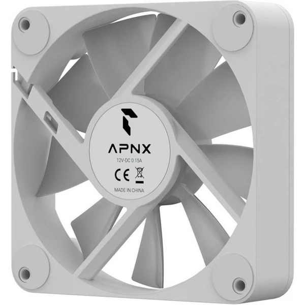 APNX FP1-120 PWM ARGB ventilátor 120mm biely - Ventilátory pre PC - Obrázok J4TD000L01