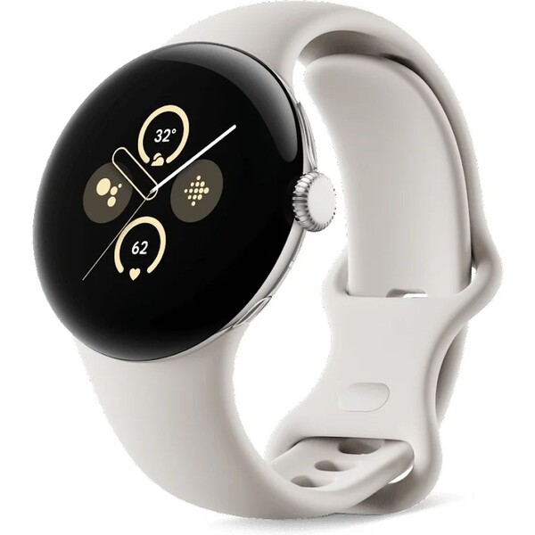 Google Pixel Watch 2 strieborná