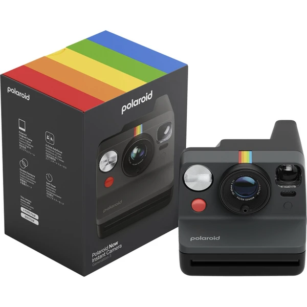 Polaroid Now Gen 3 Black - Fotoaparáty - Obrázok J55D000K01