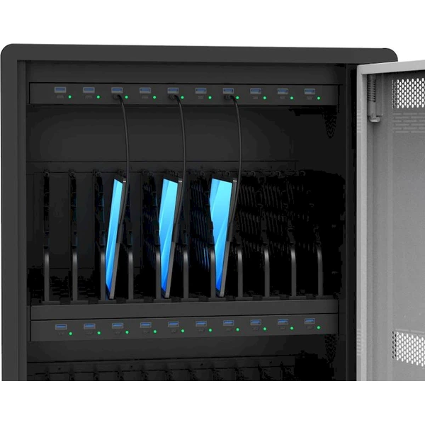 Port Naotic Charging Cabinet 20 nabíjacia skriňa s kolieskami pre 20 zariadení - Nabíjačky - Obrázok J58F000J01
