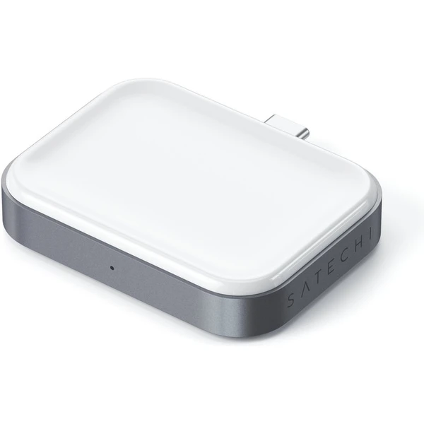 Satechi USB-C Wireless Charging Dock AirPods (5W) vesmírne šedý - Nabíjačky - Obrázok J5AT000501