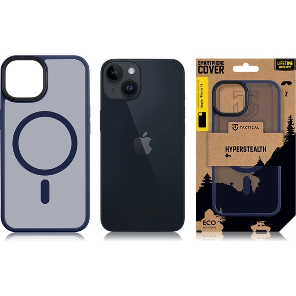 Tactical MagForce Hyperstealth kryt iPhone 14 Deep Blue - Puzdra - Obrázok J5G1000701