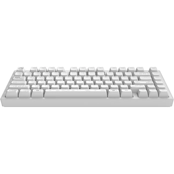 Dark Project ALU81A Terra Nova bezdrôtová mechanická klávesnica (US) biela - Klávesnice - Obrázok J5IA000O01