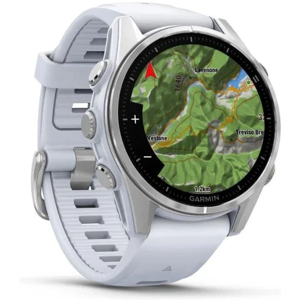 Garmin Fenix 8 AMOLED 43mm strieborný/biely remienok - Inteligentné hodinky - Obrázok J5J7000P01