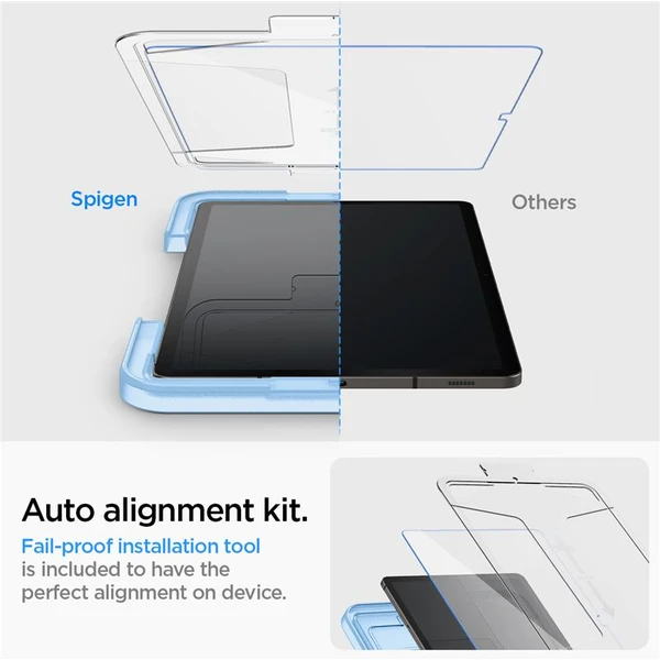 Spigen Glass tR EZ Fit 1 Pack tvrdené sklo Samsung Galaxy Tab S9+/Tab S10+ - Ochranné fólie a sklo - Obrázok J5JA000601