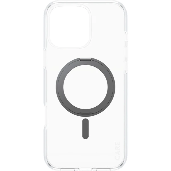 PanzerGlass® CARE kryt Apple iPhone 16 Pro Max MagSafe KickStand číry/čierny - Puzdra - Obrázok J608000P01