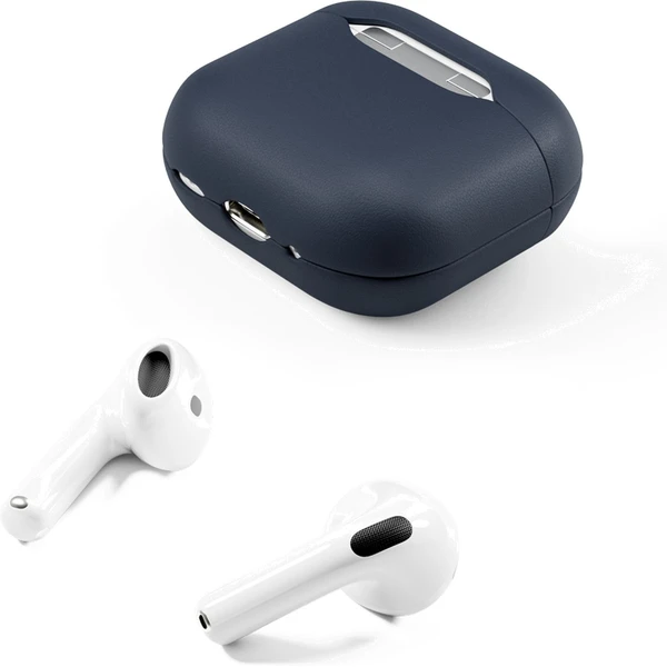 Epico kožený kryt pre Apple Airpods 4 modrý - Puzdra - Obrázok J6C9000K01