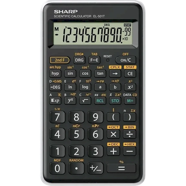 Sharp EL501TWH kalkulačka čierno-biela - Kalkulačky - Hlavný obrázok