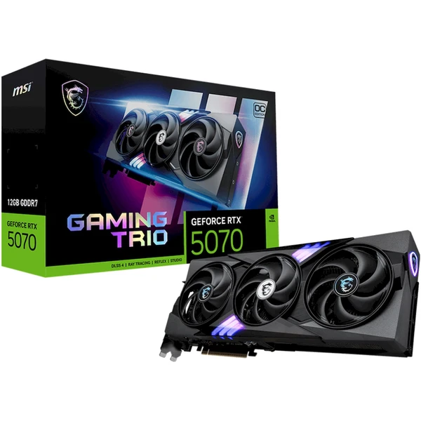 MSI NVIDIA GeForce RTX 5070 12G GAMING TRIO OC - Grafické karty - Obrázok J6MD000J01