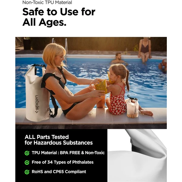 Spigen Aqua Shield WaterProof Dry Bag 20L + 2L A630 biely - Puzdra - Obrázok J6N5000701