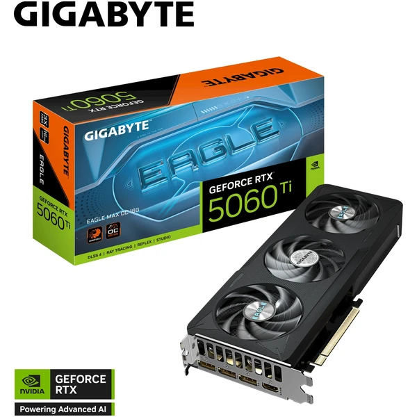 GIGABYTE NVIDIA GeForce RTX 5060 Ti EAGLE MAX OC 16G - Grafické karty - Obrázok J6RI000K01