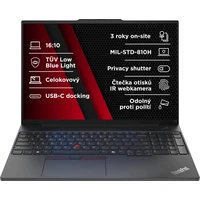 Lenovo ThinkPad E16 Gen 2 Intel (21MA002SCK) čierny - 3 roky záruky On-site po registrácii - Notebooky