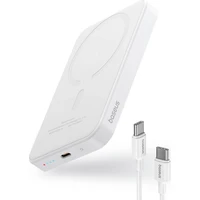 Baseus Power banka Mini s bezdrôtovým nabíjaním 5000 mAh 20W USB-C biela - Powerbanky