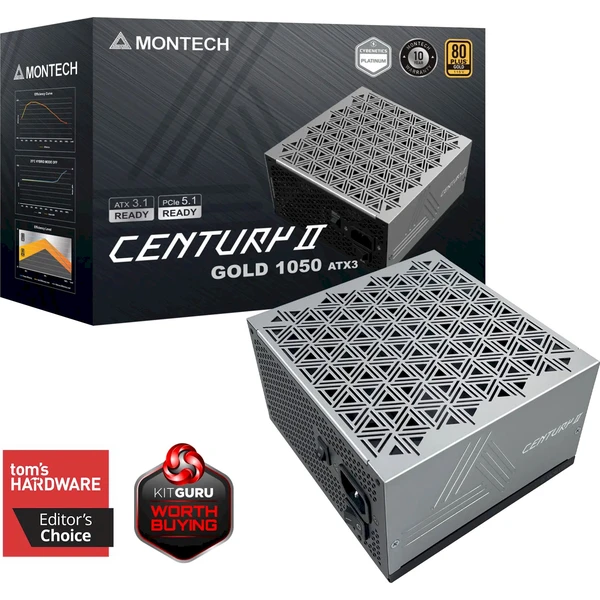 Montech CENTURY II 1050W - Zdroje - Obrázok J6YL000K01