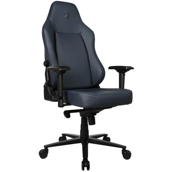 AROZZI PRIMO PREMIUM LEATHER herná stolička šedomodrá - Stoličky - Hlavný obrázok