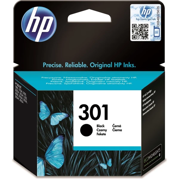 HP CH561EE č. 301 Čierna originálna - Cartridge - Obrázok J7PG100501