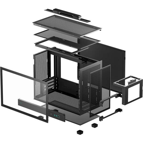 DEEPCOOL CH160 Plus čierna - Počítačové skrine - Obrázok J87K000K01