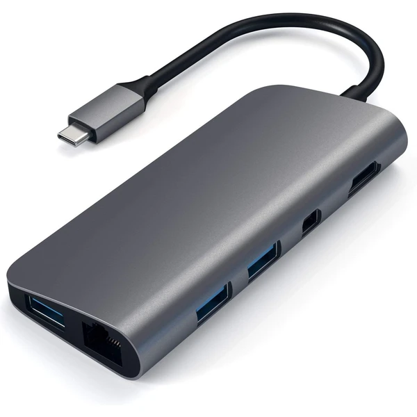 Satechi Multimedia húb vesmírne šedý - USB huby - Hlavný obrázok