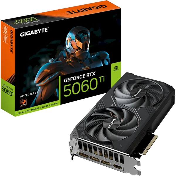 GIGABYTE NVIDIA GeForce RTX 5060 Ti WINDFORCE 2X 8G - Grafické karty - Obrázok J8QF000N01