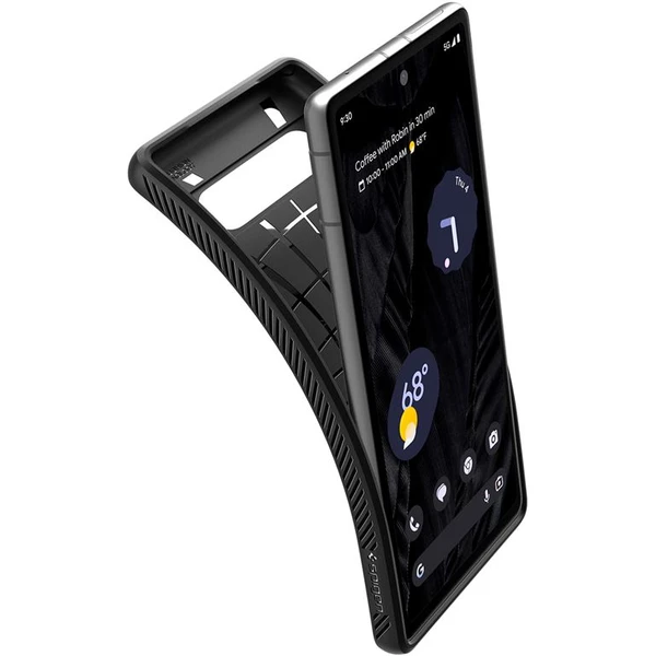 Spigen Liquid Air kryt Google Pixel 7a čierny - Puzdra - Obrázok J8V1000701