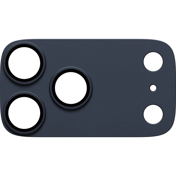 PanzerGlass® FENDER hliníková ochrana fotoaparátu Apple iPhone 17 Pro Max tmavo modrá - Ochranné fólie a sklo - Obrázok J8XL000K01