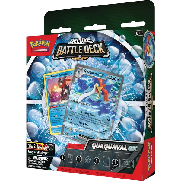Pokémon TCG: Deluxe Battle Deck - Meowscarada ex & Quaquaval ex - Pokémon karty - Obrázok J938000601