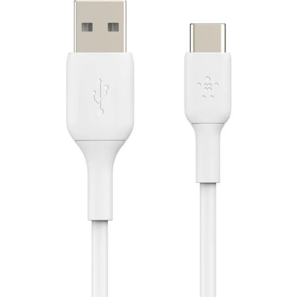 Belkin BOOST Charge USB-C/USB-A napájací kábel 15W 2m biely - Káble a redukcie - Obrázok J949400301