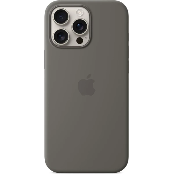 Apple silikónový kryt s MagSafe na iPhone 16 Pro Max skalovo šedý - Puzdra - Obrázok J959000L01