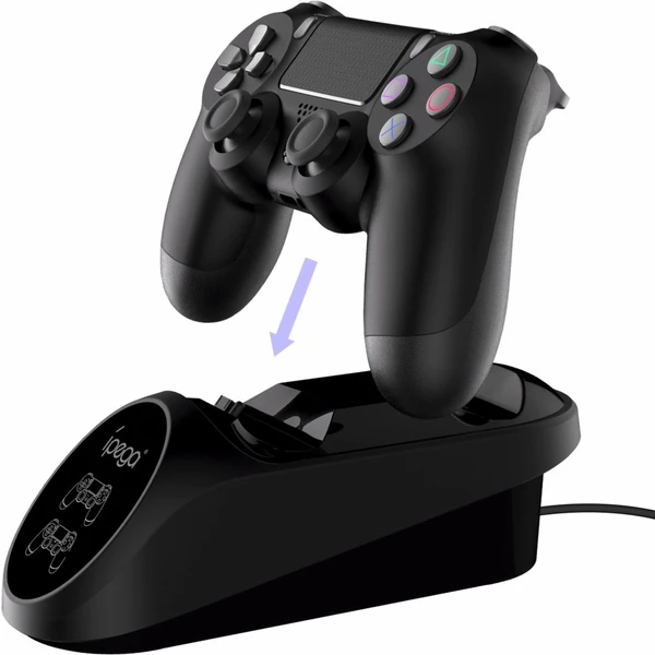 iPega dvojitý nabíjací dok pre PS4 ovládače - Nabíjačky - Obrázok J9OR000301