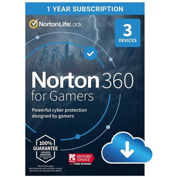 E-shop Norton 360 For Gamers 50GB SK 1 užívateľ pre 3 zariadenia na 12 mesiacov (ESD)