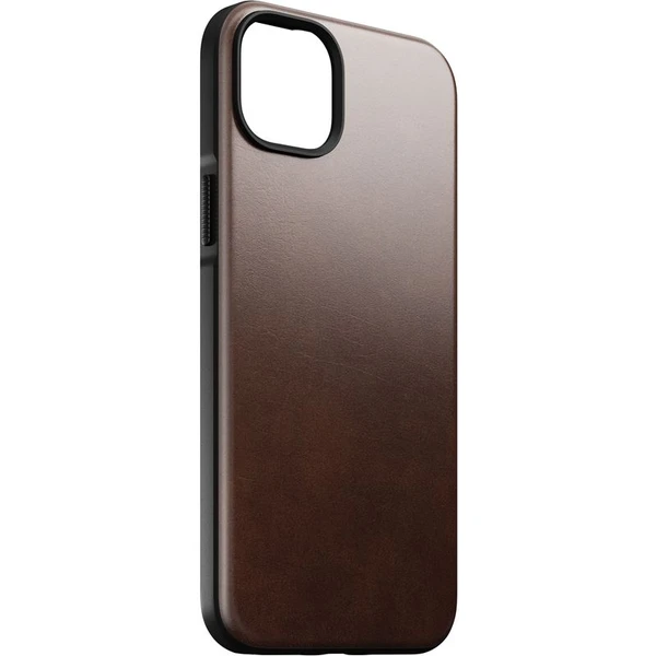 Nomad Modern Leather MagSafe puzdro iPhone 14 Plus tmavohnedá - Puzdra - Hlavný obrázok