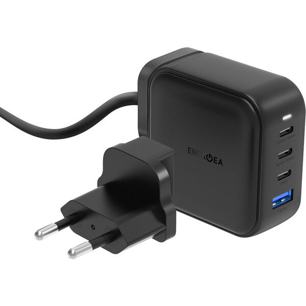 ENERGEA TravelHub GaN100 cestovná nabíjačka, 100W čierna