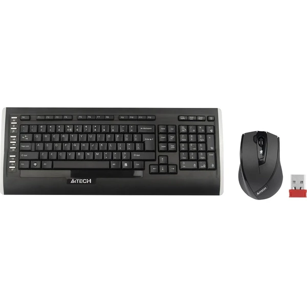A4Tech 9300F CZ set bezdrôtovej klávesnice a myši čierny - Klávesnicové sety - Hlavný obrázok